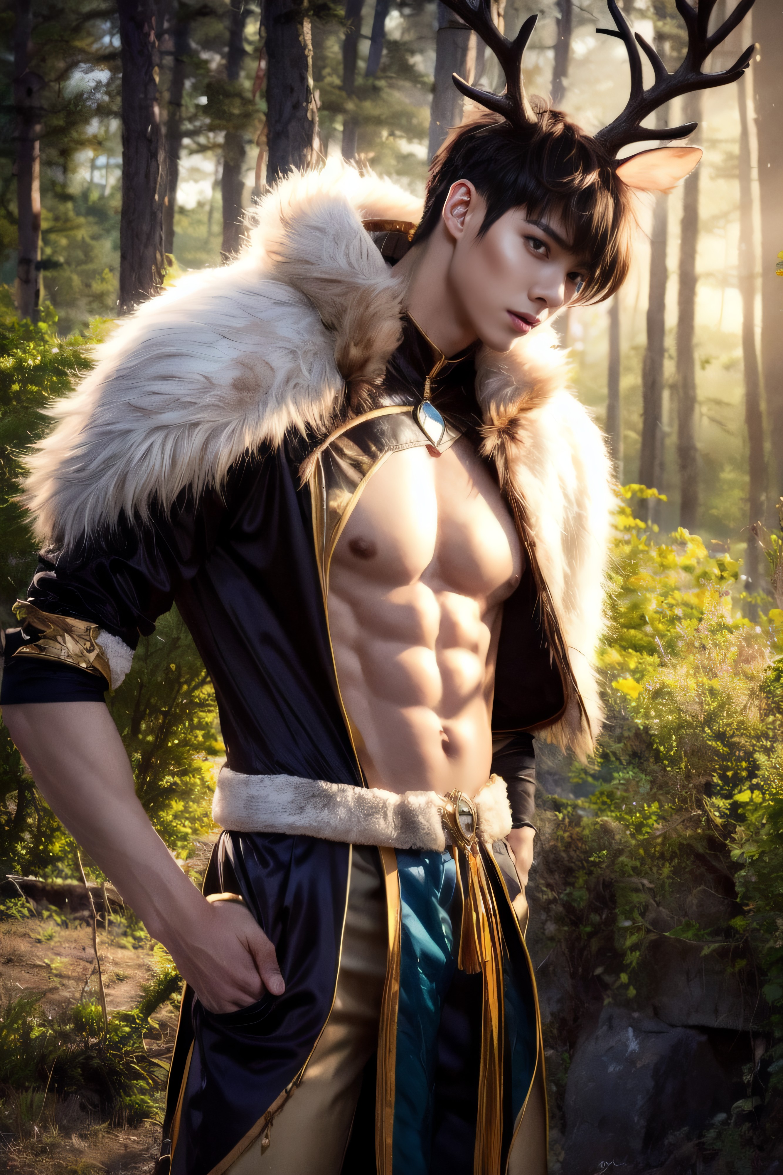 The deer prince deep in the forest (53 Pictures) Gold Member Or Above - 2024-02-15