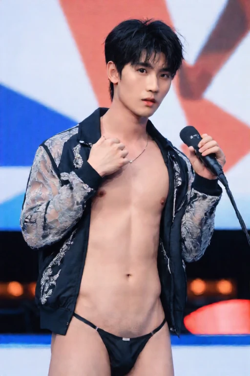 Male model showcases penis at talent show（75 +21 Pictures) Gold Member Or Above - 2025-11-19