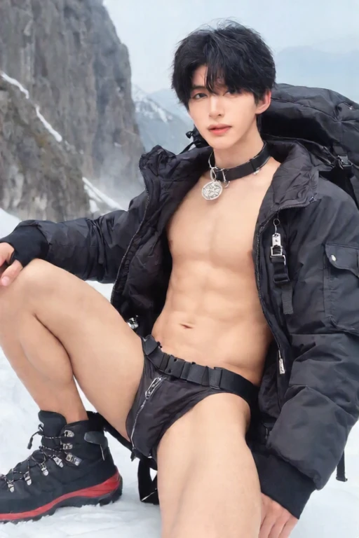 Mountain climbing boy （53 + 16 Pictures) Gold Member Or Above - 2026-01-03