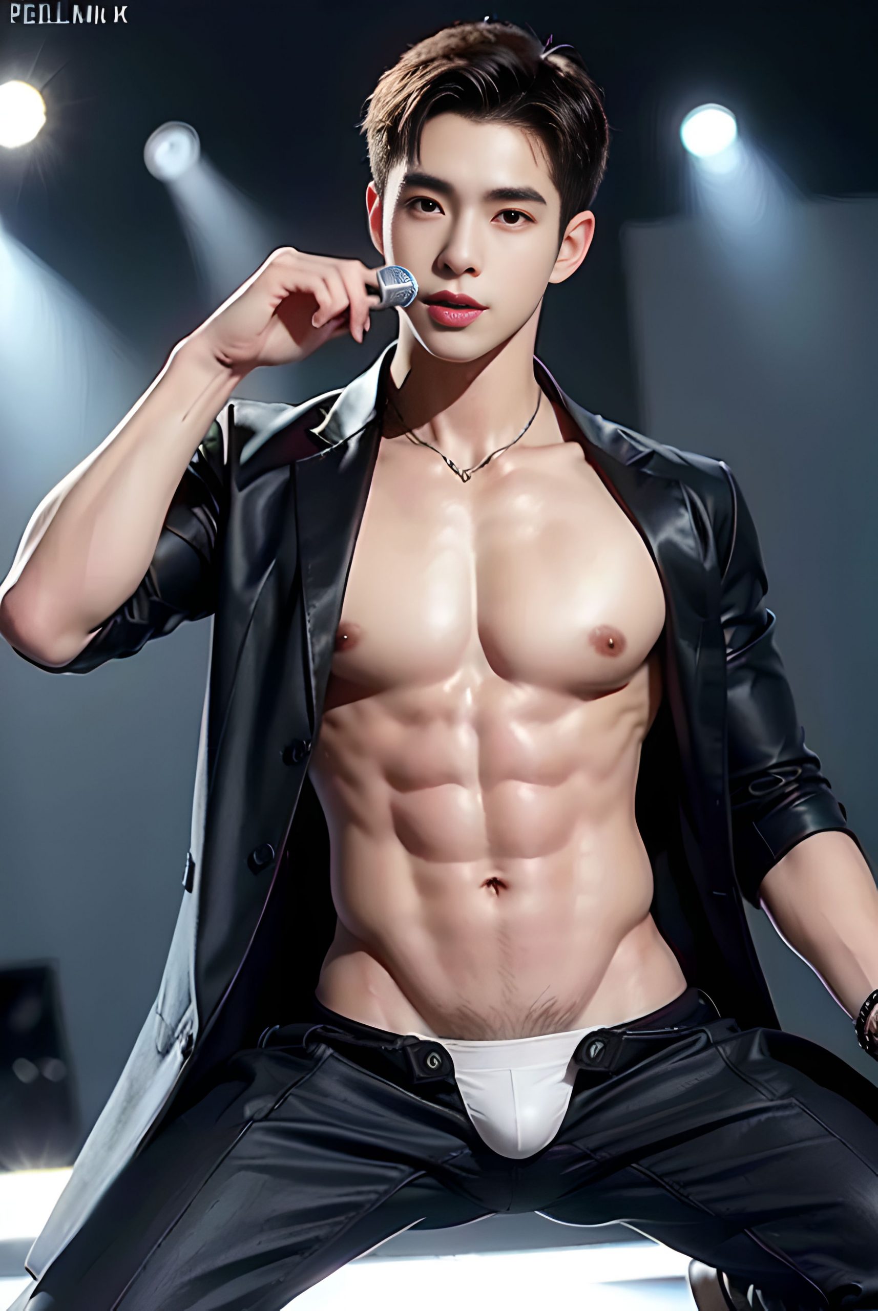 K-pop high-cold and handsome idol’s sexy performance on stage (202 Pictures) Gold Member Or Above - 2023-05-28