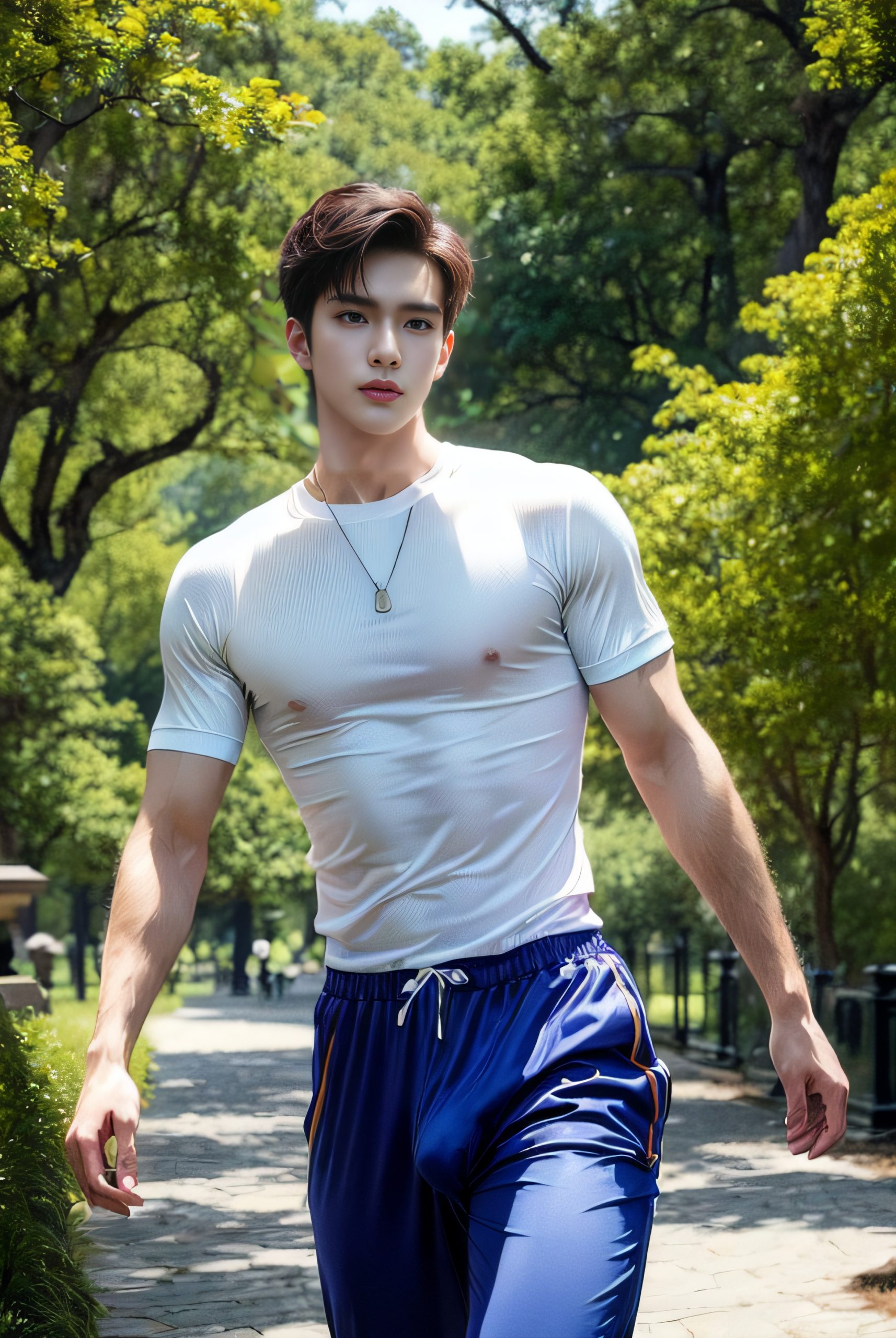 Handsome KPOP Idol exhibitionism in the park PartD NSFW (51 Pictures) Gold Member Or Above - 2023-07-19